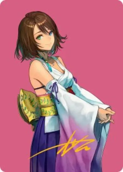 Art Card 48: Yuna, Hope of Spira - Final Fantasy Art Series