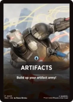 Artifacts front card - Marvel Super Heroes Commander