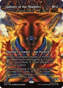 Ashcoat of the Shadow Swarm (foil) (borderless) - Teenage Mutant Ninja Turtles Source Material Cards
