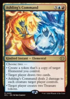 Ashling's Command (foil) - Lorwyn Eclipsed Planeswalker Stamped
