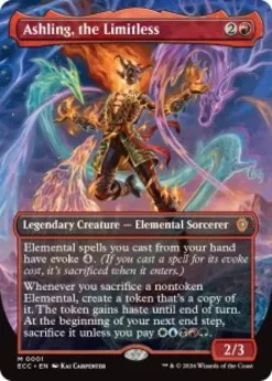 Ashling, the Limitless (borderless) - Lorwyn Eclipsed Commander