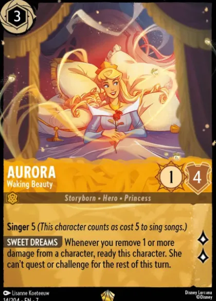 Aurora, Waking Beauty (foil) - Archazia's island