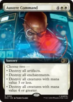 Austere Command (extended art) - Marvel Super Heroes Commander Varianten