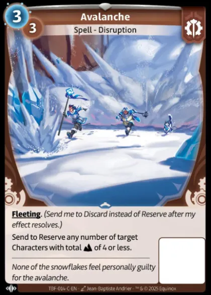 Avalanche (C) - Altered Trial by Frost