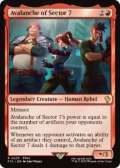 Avalanche of Sector 7 (surge foil) - Final Fantasy Commander