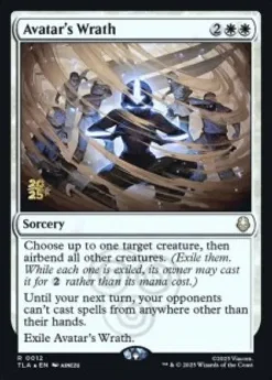 Avatar's Wrath (foil) - Avatar: The Last Airbender Prerelease Promo's