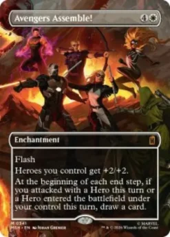 Avengers Assemble! (#341) (borderless) - Marvel Super Heroes Varianten