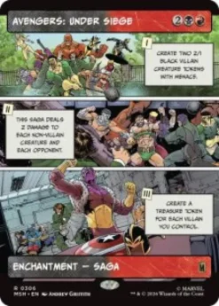 Avengers: Under Siege (foil) (borderless) - Marvel Super Heroes Varianten