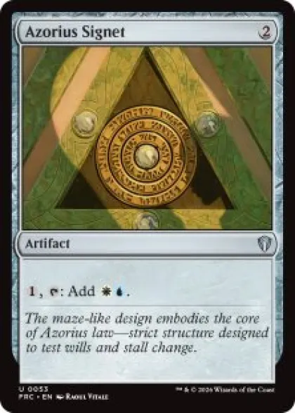 Azorius Signet - Reality Fracture Commander