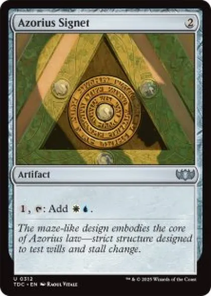 Azorius Signet - Tarkir: Dragonstorm Commander