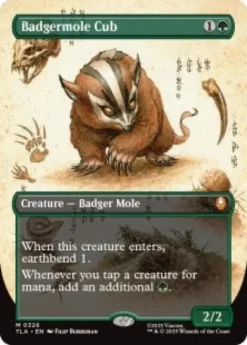 Badgermole Cub (borderless) - Avatar: The Last Airbender Varianten