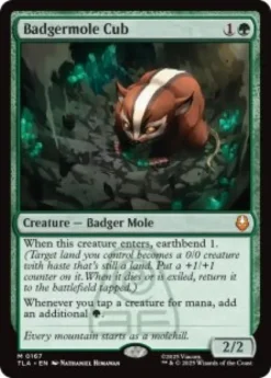 Badgermole Cub (foil) - Avatar: The Last Airbender