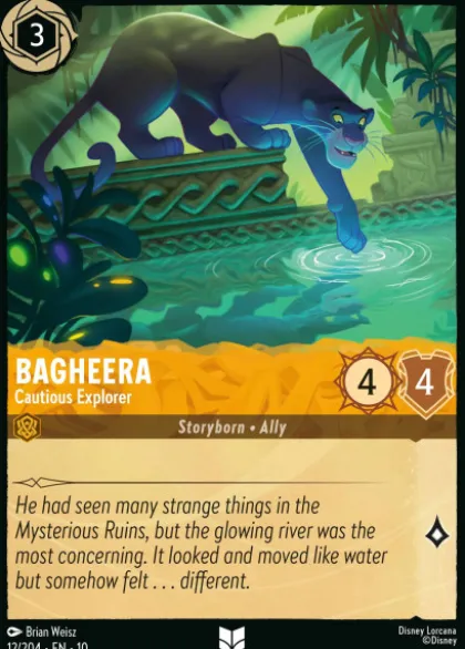 Bagheera, Cautious Explorer (foil) - Whispers in the Well