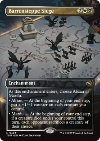 Barrensteppe Siege (borderless) - Tarkir: Dragonstorm Varianten
