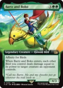 Bartz and Boko (#469) (foil) (extended art) - Final Fantasy Varianten