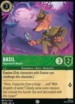 Basil, Hypnotized Mouse (foil) - Azurite Sea