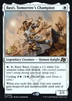 Basri, Tomorrow's Champion (foil) - Aetherdrift Prerelease Promo's