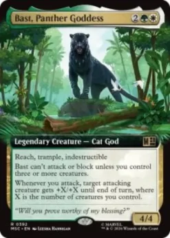 Bast, Panther Goddess (extended art) - Marvel Super Heroes Commander Varianten