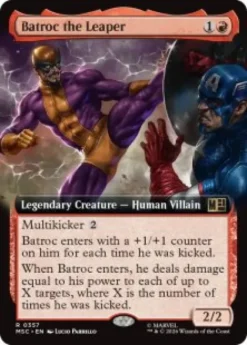 Batroc the Leaper (extended art) - Marvel Super Heroes Commander Varianten