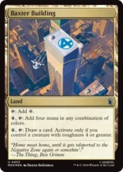 Baxter Building (#453) (surge foil) - Marvel Super Heroes