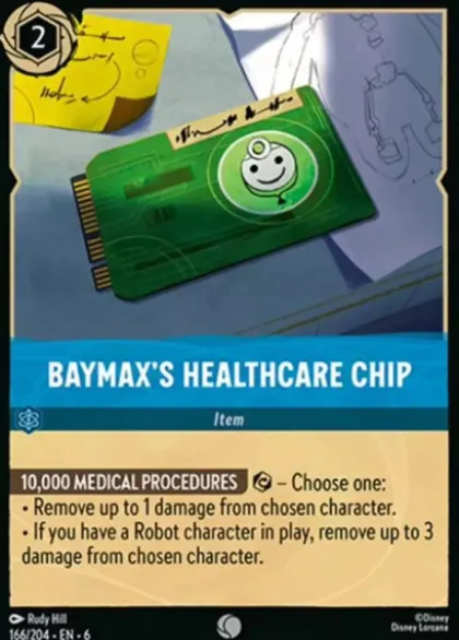 Baymax's Healthcare Chip - Azurite Sea