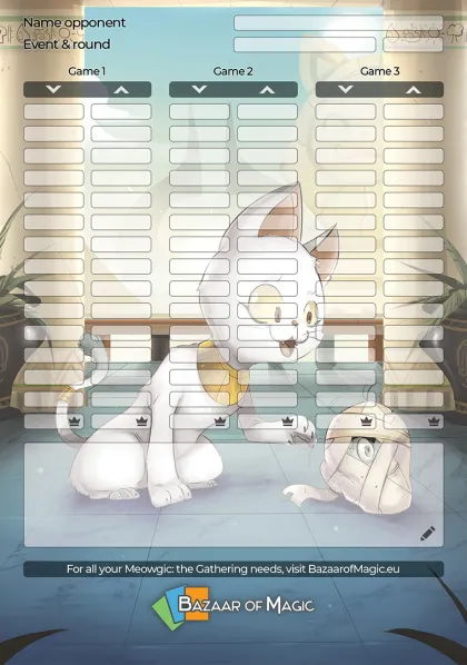 Bazaar of Magic Scoreblock: White