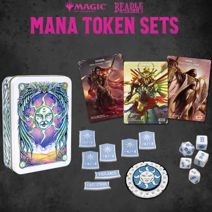 Beadle & Grimm's Magic: The Gathering - Dice and Token Set: White Mana
