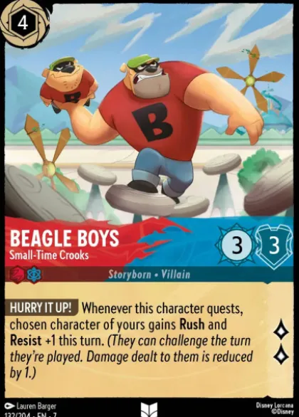 Beagle Boys, Small-Time Crooks (foil) - Archazia's island