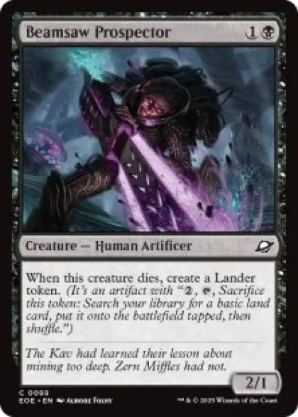 Beamsaw Prospector (foil) - Edge of Eternities