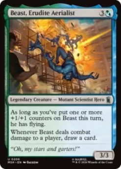 Beast, Erudite Aerialist (foil) - Marvel Super Heroes