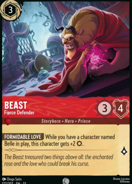Beast, Fierce Defender (foil) - Attack of the Vine