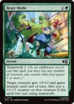 Beast Mode (foil) - Marvel Super Heroes Commander
