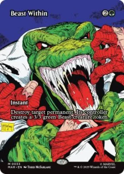 Beast Within (#33) (borderless) - Marvel