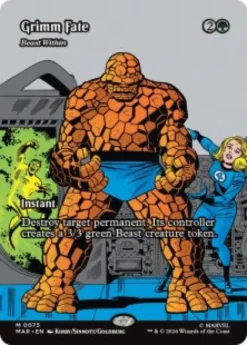 Beast Within (#75) (foil) (borderless) - Marvel