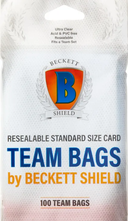 Beckett Shield - Resealable Team Bags (100 stuks)
