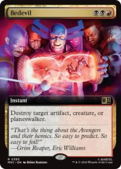 Bedevil (extended art) - Marvel Super Heroes Commander Varianten