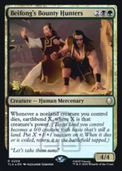 Beifong's Bounty Hunters (foil) - Avatar: The Last Airbender Prerelease Promo's