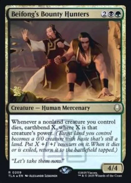 Beifong's Bounty Hunters (foil) - Avatar: The Last Airbender Prerelease Promo's