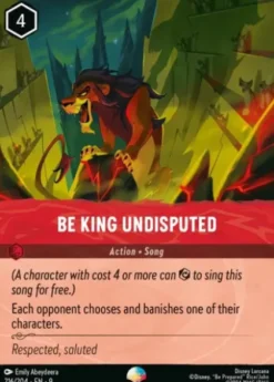 Be King Undisputed (foil) (borderless) - Fabled