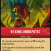 Be King Undisputed (foil) - Fabled