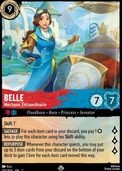 Belle, Mechanic Extraordinaire (foil) - Archazia's island