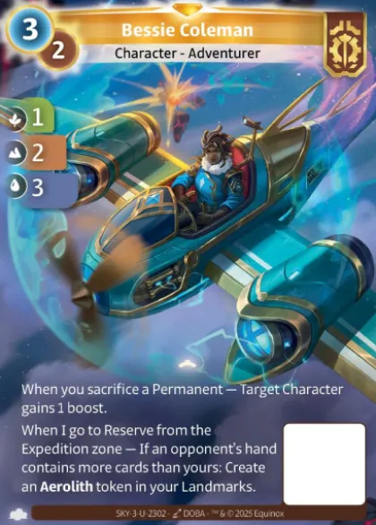 Bessie Coleman (U-2302) - skybound unique