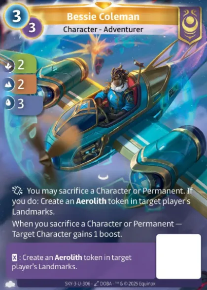 Bessie Coleman (U-306) - skybound unique