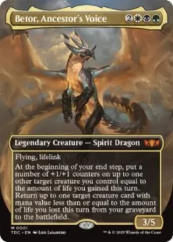 Betor, Ancestor's Voice (borderless) - Tarkir: Dragonstorm Commander
