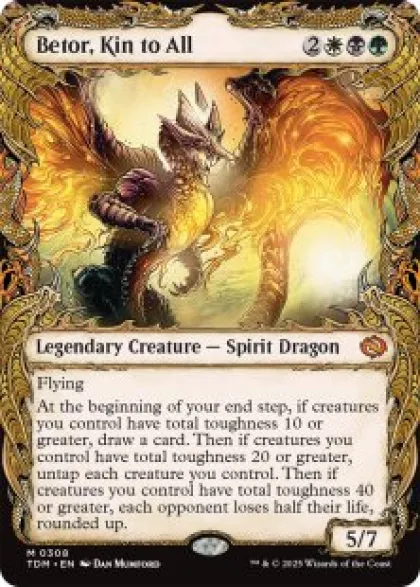 Betor, Kin to All (#308) (foil) (showcase) - Tarkir: Dragonstorm Varianten