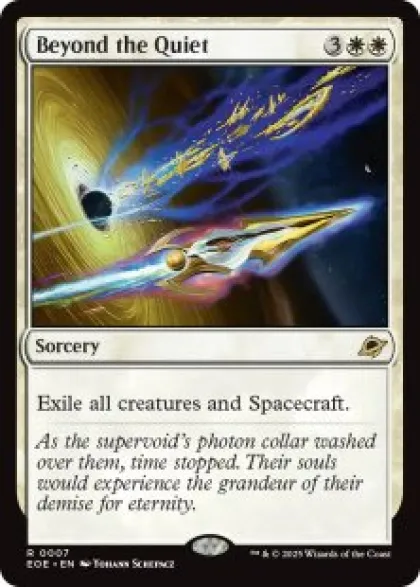 Beyond the Quiet (foil) - Edge of Eternities
