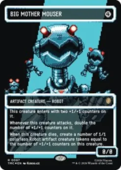 Big Mother Mouser (#97) (surge foil) (borderless) - Teenage Mutant Ninja Turtles Eternal-Legal Varianten