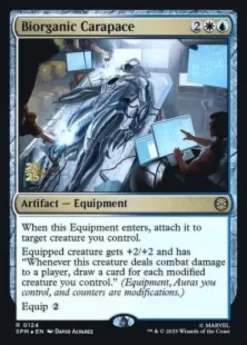 Biorganic Carapace (foil) - Marvel's Spider-Man Prerelease Promo's