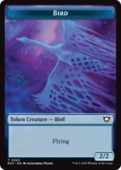 Bird token (foil) (2/2) - Edge of Eternities Commander
