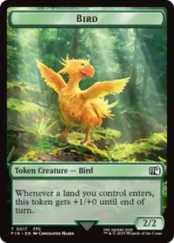 Bird token (#17) (foil) (2/2) - Final Fantasy